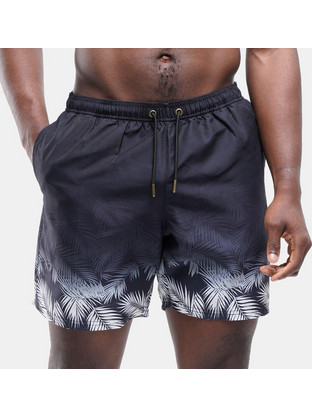 Silver Washed Ανδρικό Σορτς Μαγιό GQ226TSIPLM7-NGR-MLT Black / Multicolor