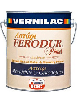 Vernilac Ferodur Αστάρι Μετάλλωβν Λευκό 2.5lt