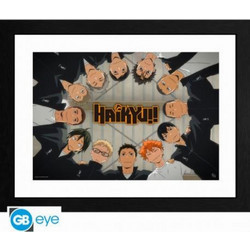 Haikyu! - Karasuno Fight Αφίσα σε Κάδρο (31x41cm)