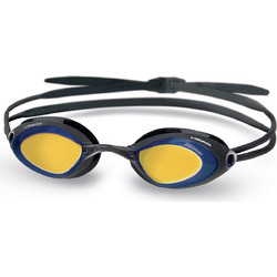 Head Stealth Mirrored Γυαλάκια Κολύμβησης Ενηλίκων Αντιθαμβωτικά Μαύρα Μπλε