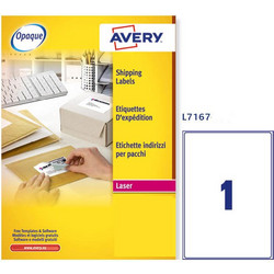 ΕΤΙΚΕΤΕΣ AVERY ΛΕΥΚΕΣ LASER 199.60X289.10 1 ΦΥΛΛΟ ΠΑΚΕΤΟ 250 ΦΥΛΛΩΝ