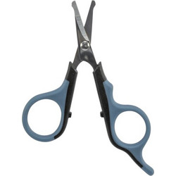 Trixie 2360 Pet Grooming Scissors Black Grey Stainless Steel Ambidextrous Universal για πρόσωπο και πατούσες 8 εκ