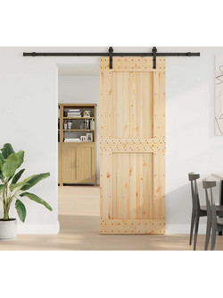 vidaXL Πόρτα Εσωτερική Συρόμενη Ξύλινη 85x210cm 3445307