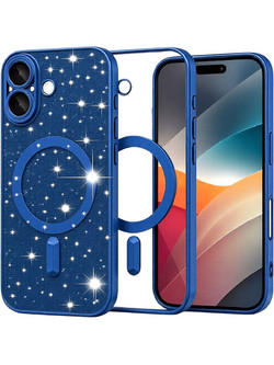 Techsuit Luxury Glitter MagSafe Θήκη Deep Blue (iPhone 17)