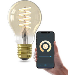 Smart λάμπα Calex E27 pear A60 gold WiFi (Tuya)