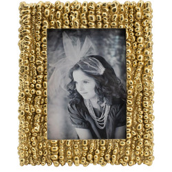 Artekko Frame Χρυσή Κορνίζα Ρητίνης για Φωτογραφία 5Χ7" (21x2.5x25)cm