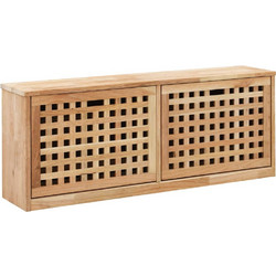 vidaXL Παπουτσοθήκη Ξύλινη Καρυδί Μ94xΠ20xΥ38cm 247599