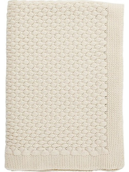 Ooh Noo - Bubbles Baby Blanket - Sand - 75x95 cm