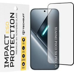 Techsuit ESD Tempered Glass Black (Xiaomi Poco X8 Pro)