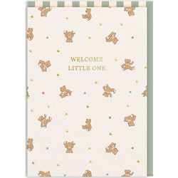 Ohh Deer Ευχετήρια Κάρτα Welcome Little One Bears