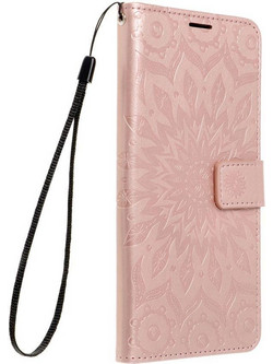 Θήκη κινητού Forcell Mezzo Book Mandala Flip for iPhone 17 Pro Max / 18 Pro Max Rose Gold