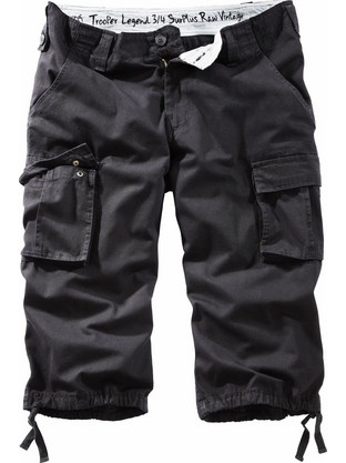 Surplus Legend Ανδρική Βερμούδα Cargo Μαύρη 07-5601-03