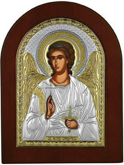 Ασημένια Εικόνα Prince Silvero Αρχάγγελος 15x21cm MA/E1126BX - PrinceSilvero
