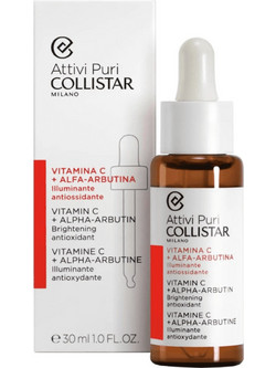 Collistar Attivi Puri Vitamin C + Alfa-Arbutina Serum Προσώπου για Λάμψη με Βιταμίνη C 30ml