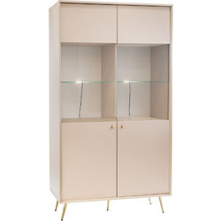Βιτρίνα 93761 105x40x190cm Beige