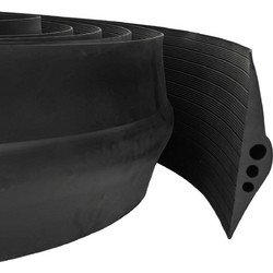 Σφραγίδα Δαπέδου Γκαράζ Μαύρο 75 x 12 mm 2,5 m EPDM Καουτσούκ 42038250