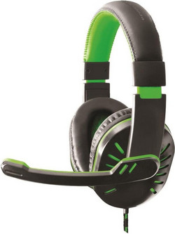 Esperanza Crow EGH330 Gaming Headset Over Ear Black Green