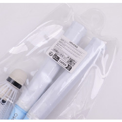 Ρακέτες Badminton για Παιδιά - Σετ 2 Τεμαχίων Μπλε (συμπεριλαμβάνονται 2 Φτερωτά Σφαιρίδια) (HY-QP8001)