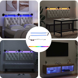 vidaXL Λωρίδα LED 110 cm Πολύχρωμο PVC