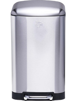 Καλαθάκι Μπάνιου Dirt Devil Ανοξείδωτο Soft Close 20lt Silver 871125249496