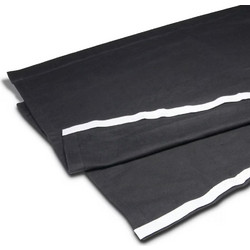 ADAM HALL Stage Skirt with velcro, B1 300 g/m , 60 x 1 m Black - Adam Hall