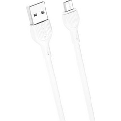XO USB TO MICRO USB NB200 DATA CABLE 1m 2.1A white
