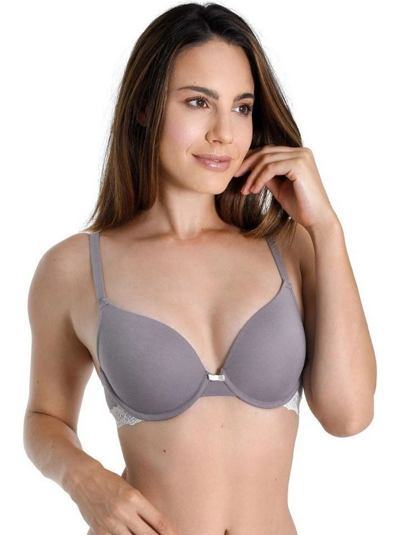 Sassa Μαλακό Σουτιέν Με Μπανέλα Γκρι Lace - Γκρί