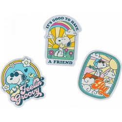 Σετ με 3 Ραφτά/Patches SNOOPY