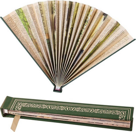 Βεντάλια If Book Fan (Green book)
