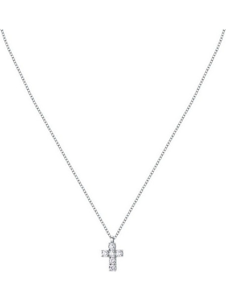MORELLATO TESORI NECKL CROSS SILV925 RH CZ 35+5CM