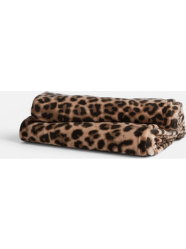 Κουβέρτα Καναπέ Nef-Nef Cheetar Brown 130x180