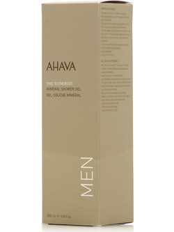 Ahava Men Time To Energize Mineral Ανδρικό Αφρόλουτρο σε Gel 200ml