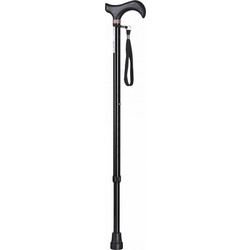 Adjustable walking stick ACTIONMED black LI200AM