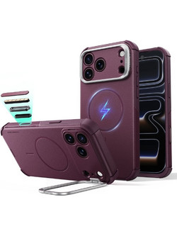 ESR Cyber Tough Kickstand MagSafe Θήκη Deep Burgundy (iPhone 18 Pro Max / 17 Pro Max)