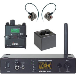 MIPRO MI58RT SET 5.8GHz Επαναφορτιζόμενο Ψηφιακό Σύστημα Stereo In-Ear Monitor(DANTE,SLC Tech)(Bundle) - MIPRO