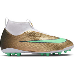 Nike Jr. Mercurial Superfly 11 Academy ''Kylian Mbappe'' AG IV5816-701 Παιδικά Ποδοσφαιρικά Παπούτσια με Τάπες και Καλτσάκι Χρυσά