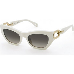 Tous STOD05-530702 Γυναικεία Γυαλιά Ηλίου Cat Eye Κοκάλινα Λευκά με Μαύρο Φακό