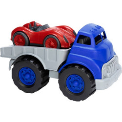 Green Toys Φορτηγό Με Αγωνιστικό Αυτοκίνητο 1481