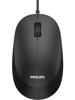 Philips SPK7207BL Ενσύρματο Ποντίκι Black