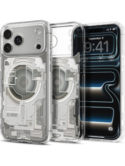 Spigen Ultra Hybrid Zero One MagSafe Case Natural Titanium (iPhone 18 Pro / 17 Pro)