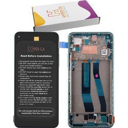 ΟΘΟΝΗ MI 11 LITE 5G / MI 11 LITE 4G / 11 LITE 5G NE ΟΘΟΝΗ + TOUCH SCREEN + LENS + FRAME HF-56000H00K900 GREEN HYPER-FIX SERVICE PACK