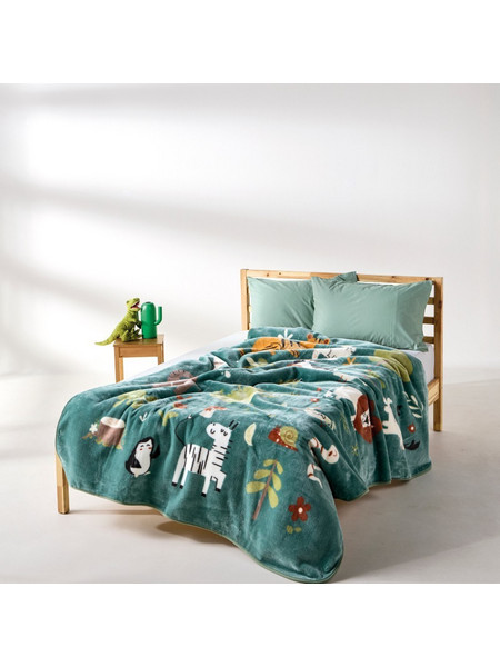 Κουβέρτα Παιδική Mucca Multi Kentia Μονό 160x220cm Πολυέστερ