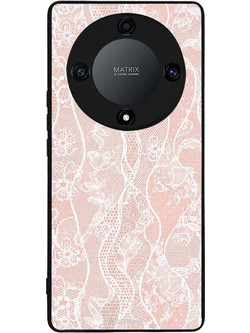 Sonique Diva Series Θήκη (Honor Magic5 Lite 5G) με Σχέδιο «Ροζ Δαντέλα»