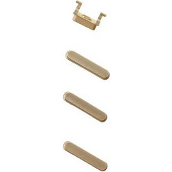 Εξωτερικά Πλαϊνά Πλήκτρα 3 σε 1 Power Volume Mute Switch για iPhone 6 - Σαμπανιζέ