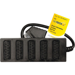 Heitech 09002011 Αντάπτορας αρσενικό SCART σε 5 θηλυκά SCART