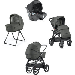 Inglesina Aptica XT Quattro Cab Καρότσι Μωρού 3 σε 1 Charcoal Grey