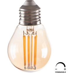 ΛΑΜΠΤΗΡΑΣ HM4046.02 LED FILAMENT 6W E27 3000K GOLD DIMMABLE Homemarkt