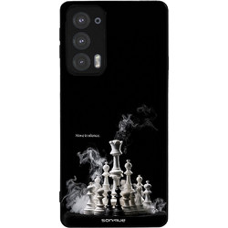 Sonique Men's Edition Θήκη με Σχέδιο «Σκάκι» (Motorola Edge 20 5G)