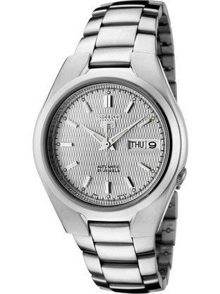 Seiko Ανδρικό Ρολόι Αυτόματο με Μεταλλικό Μπρασελέ SNK601K1