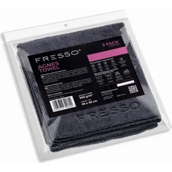 Fresso - Πετσέτες Μικροΐνας Agnes 40 x 40 cm 360 g m Διπλής Όψης για Εσωτερικές και Εξωτερικές Επιφάνειες - Σετ 3 Τεμ. (3906
